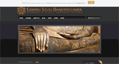 Desktop Screenshot of centrostudibhaktivedanta.org
